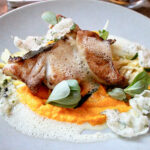 Delicious fish in paris france