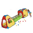 Indoor Play with Pop Up Tent and Tunnel