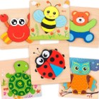 Practice Spatial Awareness with Wooden Puzzles