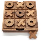 Tic Tac Toe Wooden Table Game