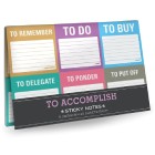 To Accomplish Sticky Note Set