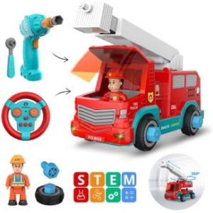 DEERC Remote Control Take Apart Toys