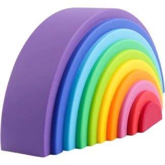 Silicone Rainbow Stacker