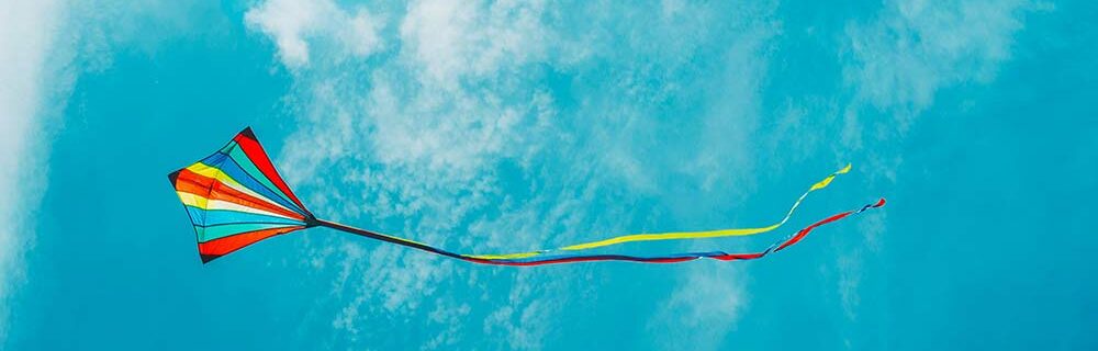 kite flying in sky