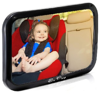 So Peep Shatterproof Baby Backseat Mirror