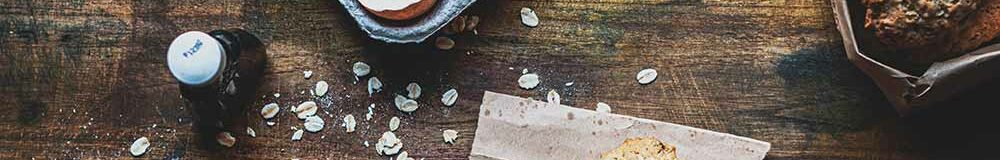 Baking on a table