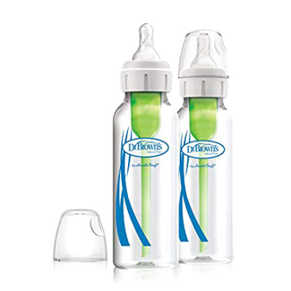 Dr. Brown's Natural Flow Options+ Narrow Glass Baby Bottles