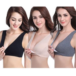 CAKYE 3 Pack Maternity Nursing Bra