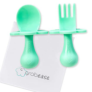 Grabease First Self-Feed Baby Utensils
