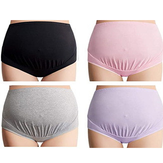 Mama Cotton High Waist Over The Bump Panties