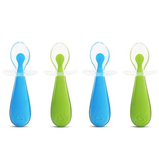 Munchkin 4 Piece Silicone Trainer Spoon