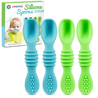 Sperric Silicone Baby Spoons