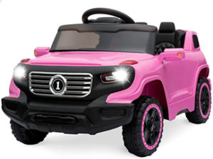 pink ride on remote control car