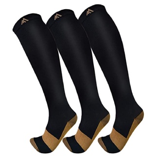 Copper Compression Socks - 3 Pack