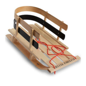 Flexible Flyer Wooden Pull Sled