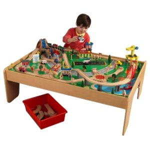 KidKraft Waterfall Mountain Train Set and Table