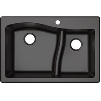 Kraus Quarza Kitchen Sink Black Granite