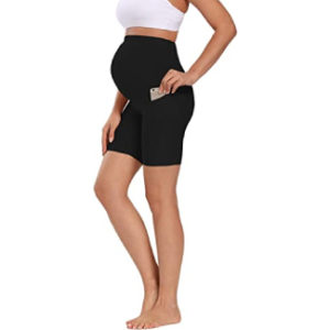 Foucome Over the Belly Yoga Shorts