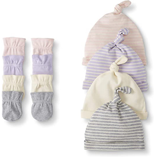 Moon And Back By Hanna Andersson Cap And Mitten Set