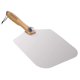 Premium Aluminum Pizza Peel With Foldable Oak Handle