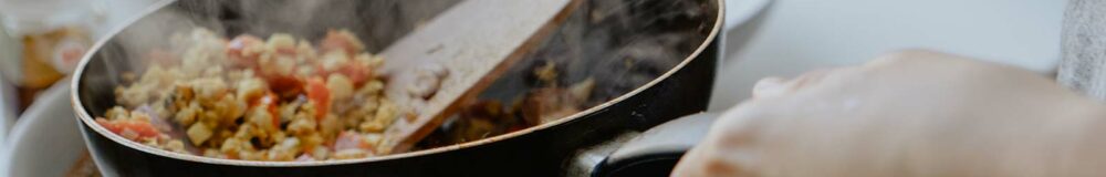 Serving from a pan
