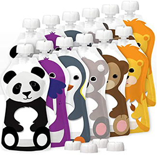 Squooshi Reusable Baby Food Pouches