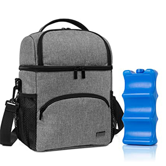 Teamoy Double Layer Breastmilk Cooler Bag With Ice Pack