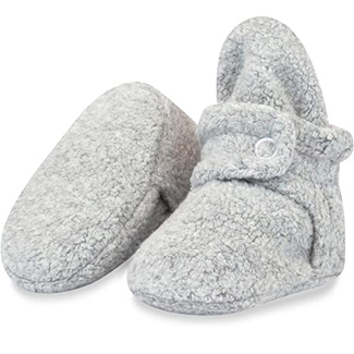 Zutano Cozie Fleece Baby Booties, Unisex, For Newborns And Infants