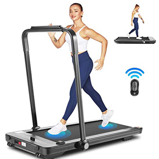 Fioleken 2-In-1 Under Desk Treadmill