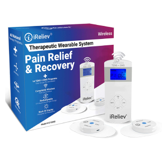 Ireliev Wireless Tens + Ems Therapeutic Wearable System
