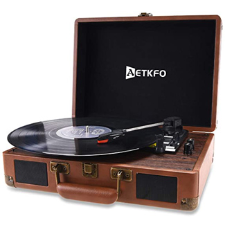 Fochea Aetkfo 3-Speed Vinyl Turntable