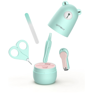 Arrnew Baby Nail Kit|4-In-1 Baby Grooming Kit