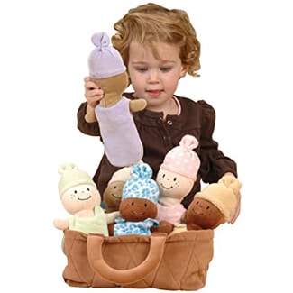 Basket Of Babies 6 Piece Baby Doll Set