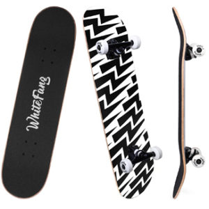 WhiteFang Complete Beginners Skateboard