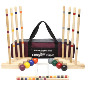 Family Traditions Player Wooden Croquet