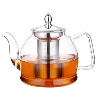 Hiware 1000Ml Glass Teapot With Removable Infuser