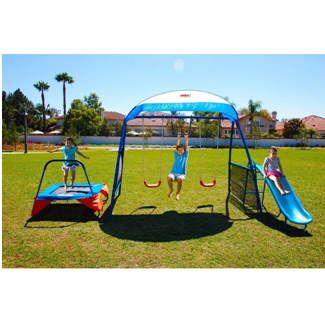 IRON KIDS Premier 100 Fitness Playground Blue