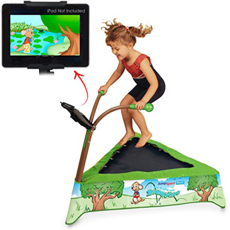 Kids Trampoline with Tablet Holder