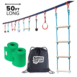 Ninja Slackline Monkey Bar &Amp; Ladder Kit