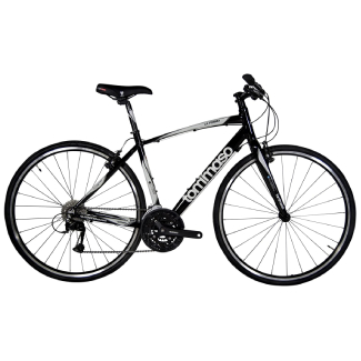 Tommaso La Forma Lightweight Aluminum Hybrid Bike, Carbon Fork, 27 Speed, Shimano Acera