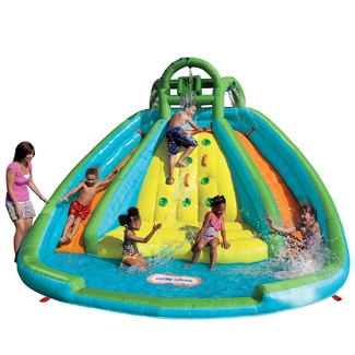 Little Tikes Water Slide &Amp; Climbing Wall