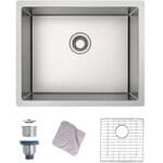 MENSARJOR Handmade Undermount Kitchen Sink T304