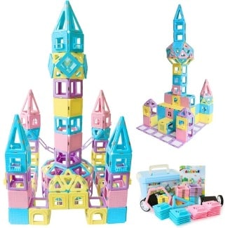 Magnetic Building Blocks STEM Tiles Set