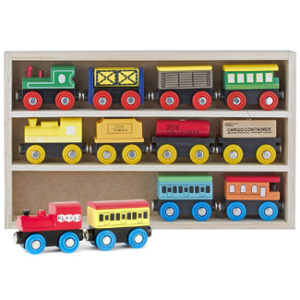 Play22 Wooden Train Set (12 Pieces)