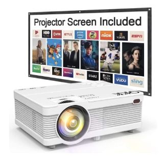Qkk Mini Portable Projector
