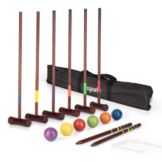Ropoda Six-Player Deluxe Croquet Set