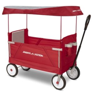 Radio Flyer 3-In-1 Ez Folding Wagon With Canopy