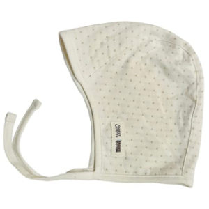Sweet Layette Newborn Bonnet Cap - Baby Pilot Hat - 100% Certified Organic Cotton