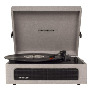 Crosley CR8017A-GY Voyager Vintage Portable Turntable