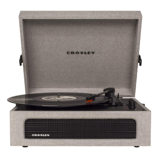 Crosley Cr8017A-Gy Voyager Vintage Portable Turntable